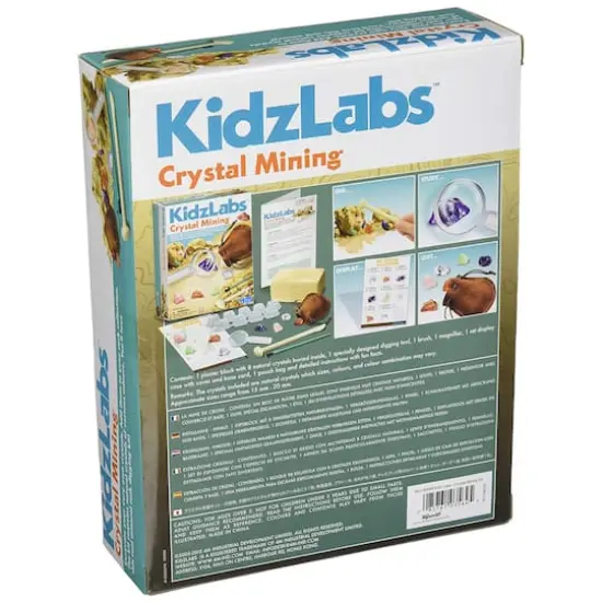 Toysmith® 4M Kidzlabs DIY Geology Science Dig Crystal Mining Kit {4}