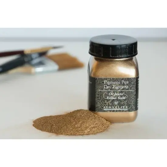 Sennelier Dry Pigment 30 Yellow Gold {4}