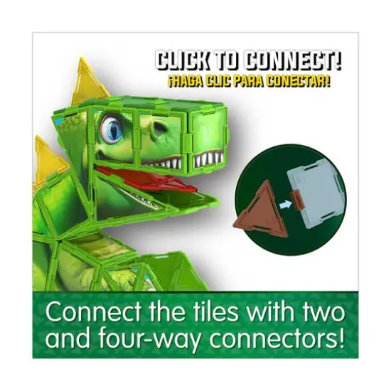 Techno Tiles - Dinosaur: 200+ Pcs {6}