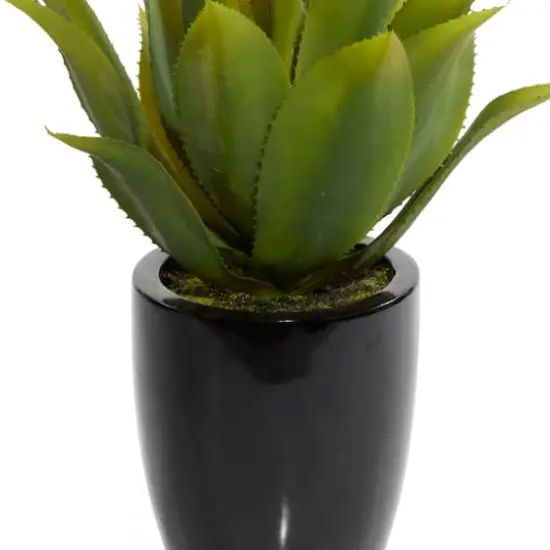 22" Potted Contemporary Succulent Artificial Foliage {4}