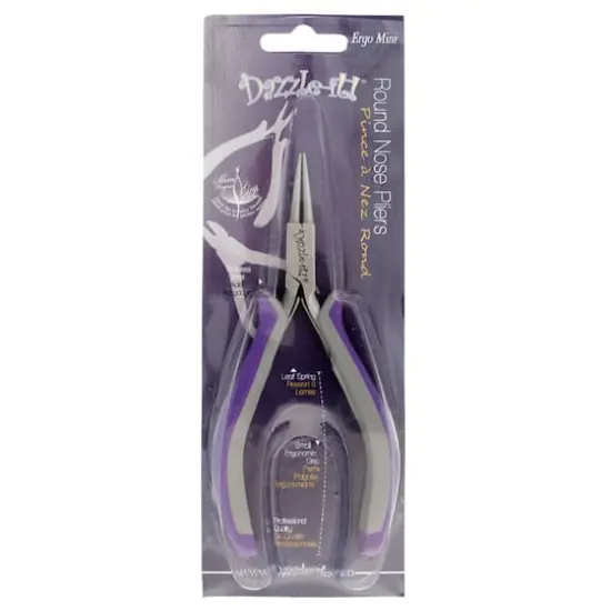 John Bead Ergo Minis 5" Multi Purpose Round Nose Stainless Steel Jewelry Pliers {4}