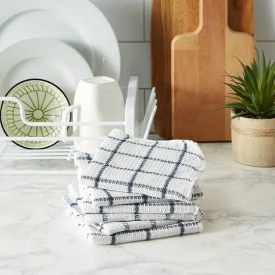 Nautical Blue Scrubber Dishcloth, 6ct. {5}