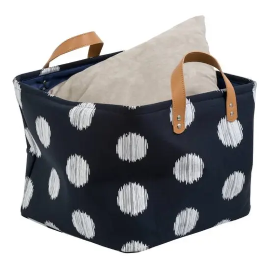Honey Can Do Coastal Collection Canvas Scribble Tote Set {6}