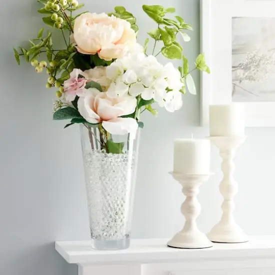 10" Clear Glass Decorative Vase by Ashland&reg; {3}