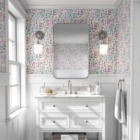 Surface Style Gestures Peel & Stick Wallpaper Crayon {10}