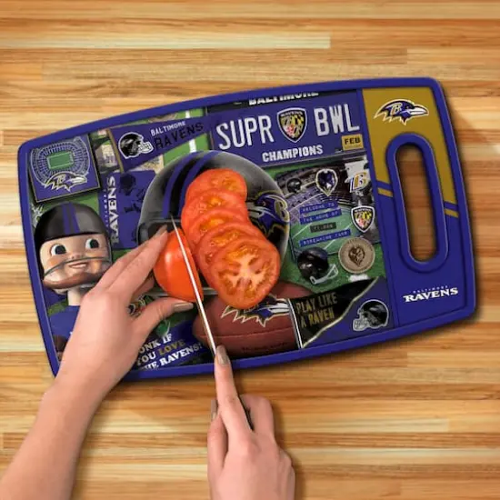 NFL Retro Series Cutting BoardBaltimore Ravens {6}