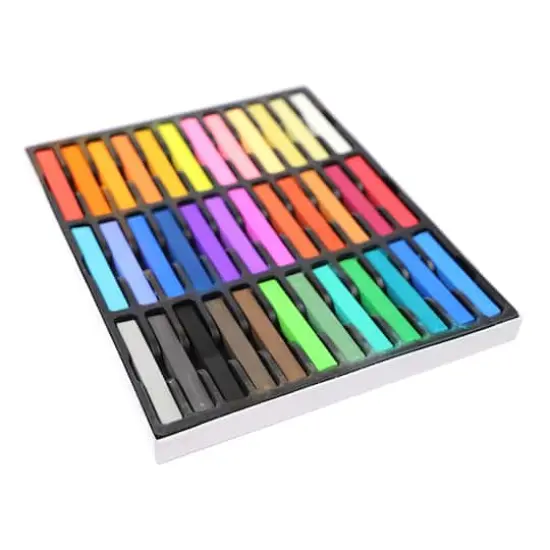 Pro Art&reg; Vivid 36 Color Square Chalk Pastels {3}