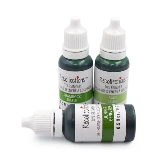 Dye Reinker Set by Recollections&trade; Greens {4}