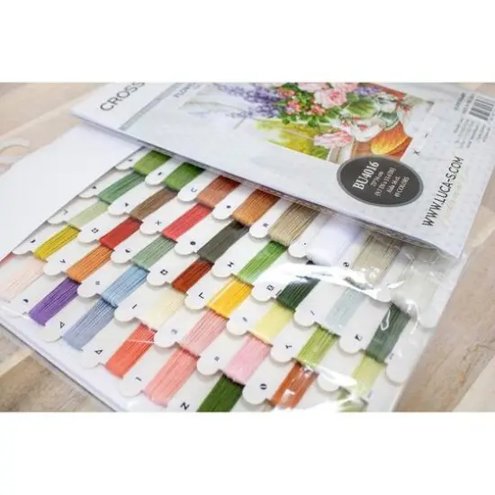 Luca-s Flowers At The Window Counted Cross Stitch Kit {6}