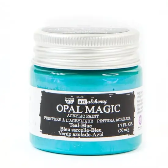 Finnabair&reg; Art Alchemy Opal Magic Acrylic Paint, 1.7oz. Teal-Blue {1}