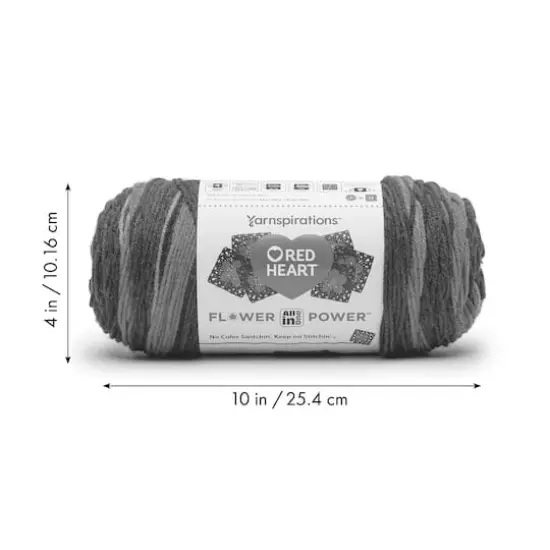 3 Pack Red Heart&reg; All In One Flower Power&trade; Yarn Wisteria {7}