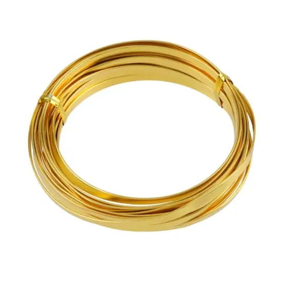 18 Gauge Gold Flat Wire by Bead Landing&trade; {1}