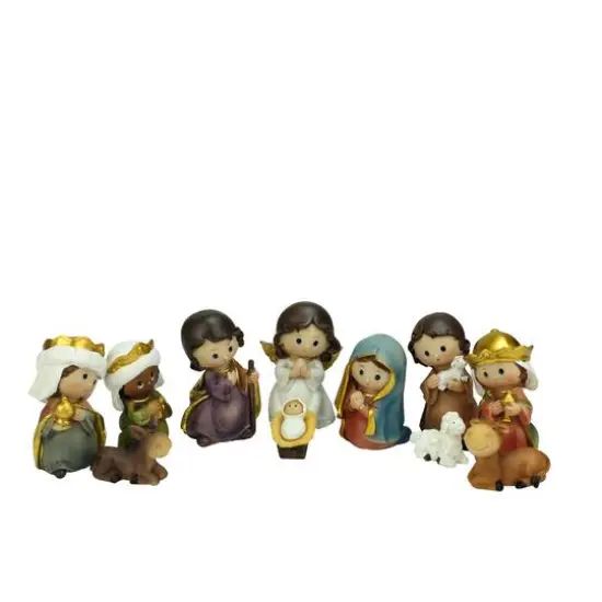 3.5" Nativity Figurine Set, 11pc. {1}