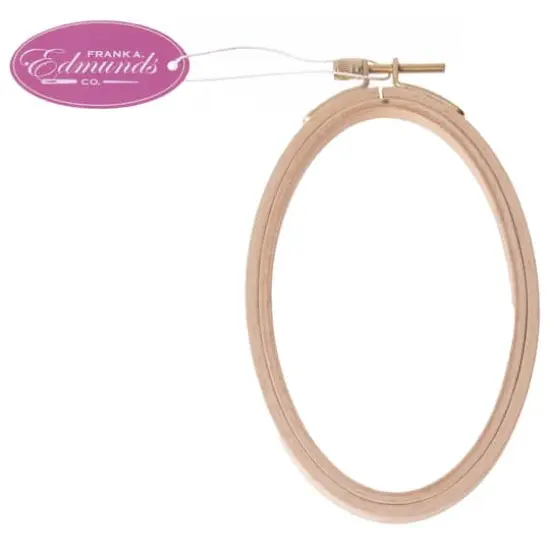 Frank A. Edmunds 4" x 6" Beechwood Embroidery Hoop {1}