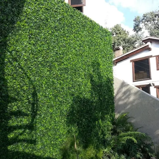 "Moss" Artificial Foliage Plant Green Wall Panels, 4ct. {8}