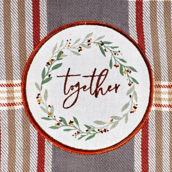 DII&reg; Plaid Thanksgiving Cozy Picnic Dishtowel Set {8}