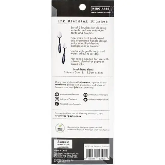Hero Arts&reg; Hero Hues&reg; Ink Blending 2 Piece Brush Set {3}