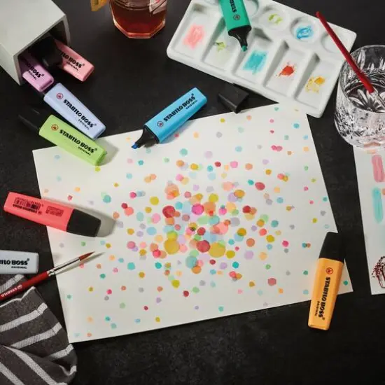 STABILO® BOSS® Original 4-Color Ju Schnee Wallet Highlighter Set {10}