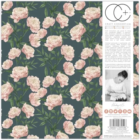 Craft Consortium Double-Sided Paper Pad 12" x 12" 40 ct. Gardeners Delight {5}