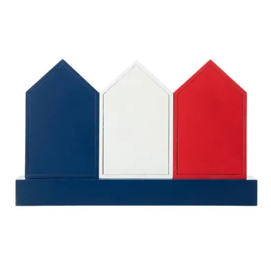 Glitzhome® 13" Liberty, Freedom, America House-Shaped Tabletop Décor {8}