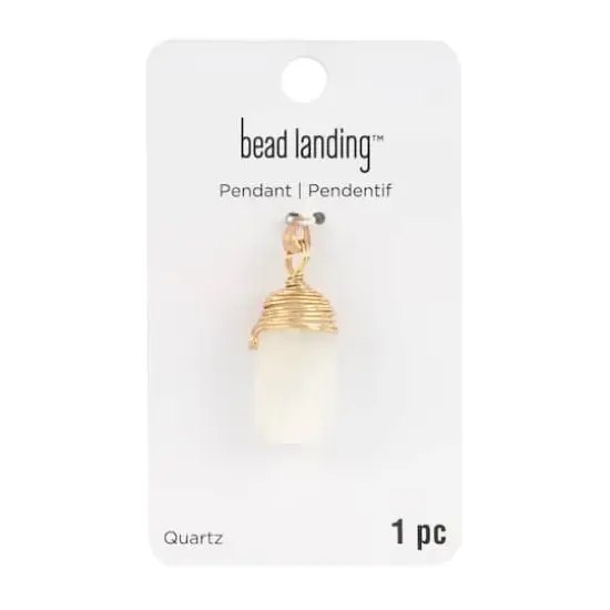 Irregular White Quartz Pendant by Bead Landing&trade; {2}