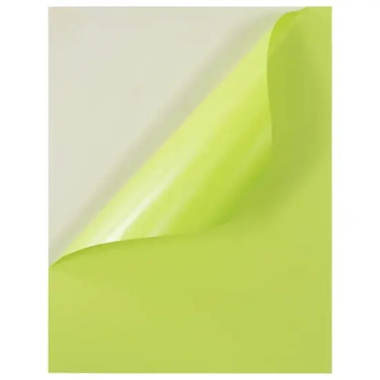 JAM Paper Shipping Labels, 8.5" x 11" Ultra Lime Green {5}