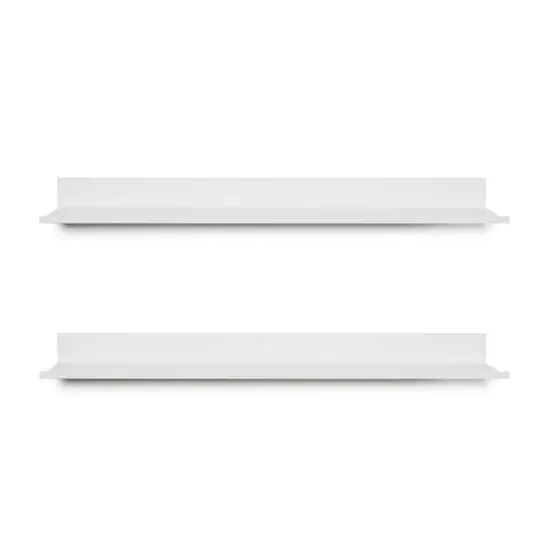 HangZ&trade; White 24" No Stud Photo Ledge, 2ct. {1}