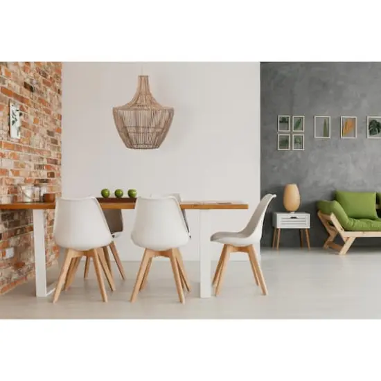 Hello Honey&reg; Round Wicker Pendant Light {5}