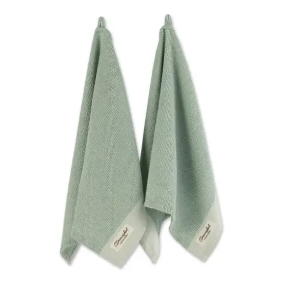 DII&reg; Jadeite Washed Waffle Woven Dishtowels, 2ct. {1}