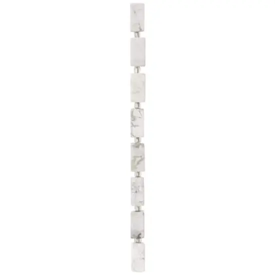 White Large Howlite Rectangle Beads, 16mm by Bead Landing&trade; {4}