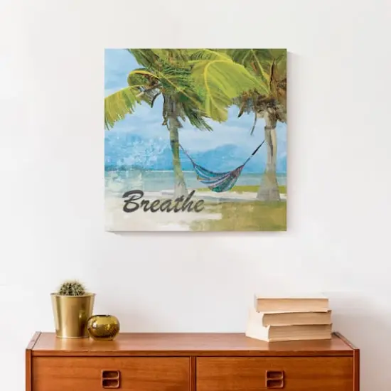Breathe Hammock 16" x 16" Canvas Wall Art {5}