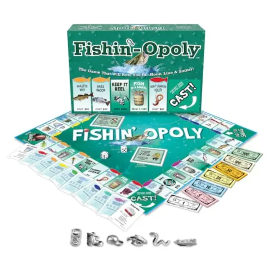 Late For The Sky Fishin'-Opoly&trade; Board Game {1}