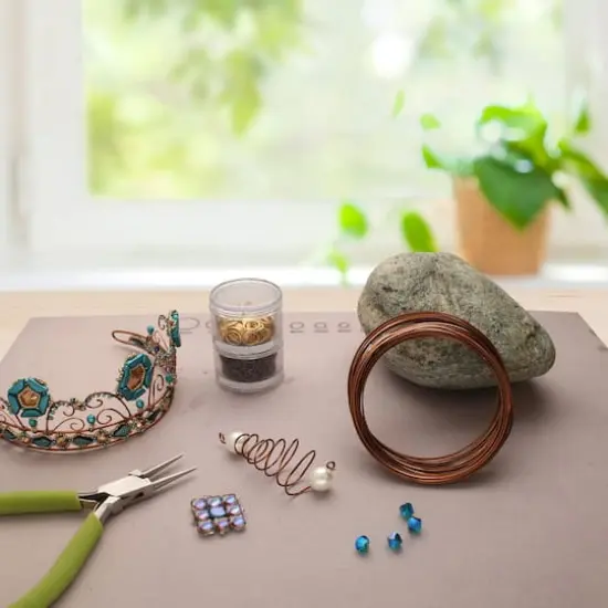 The Beadsmith&reg; Wire Elements&trade; 21 Gauge Tarnish Resistant Medium Temper Square Wire, 7yd. Antique Copper {5}