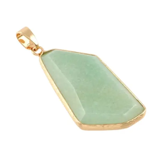Green Aventurine Irregular Pendant by Bead Landing&trade; {1}