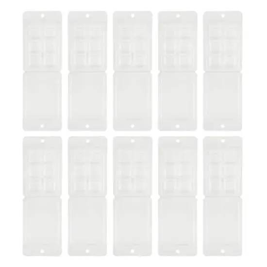 Clear Square Wax Melt Clamshells, 10ct. by Make Market&reg; {1}
