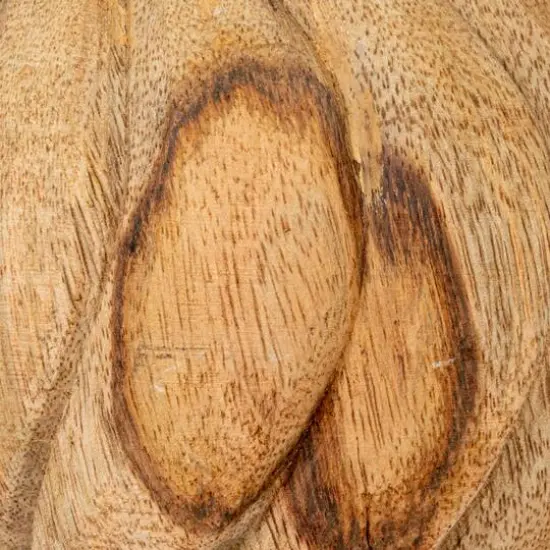 Hello Honey&reg; Bleached Natural Hand-Carved Mango Wood Finial Set {9}