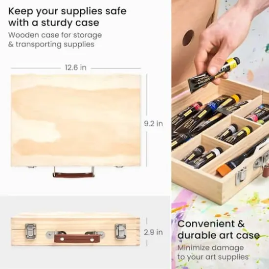 Arteza&reg; Acrylic Art Paint & Tools Set {5}