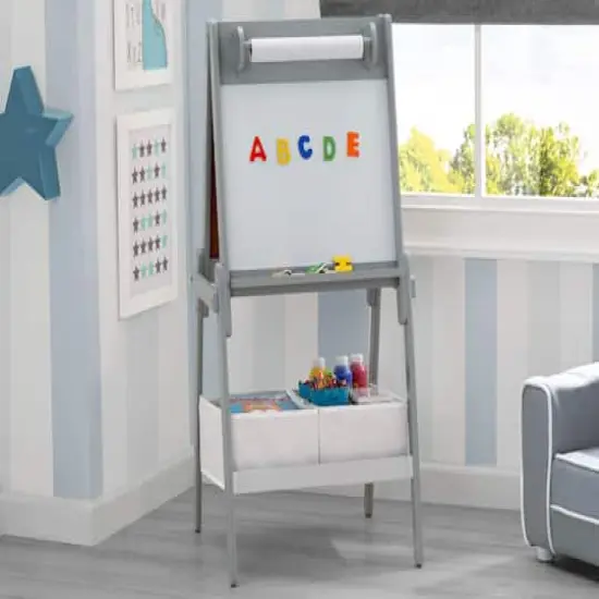 Chelsea Double Sided Storage Easel With Paper & Magnets {5}