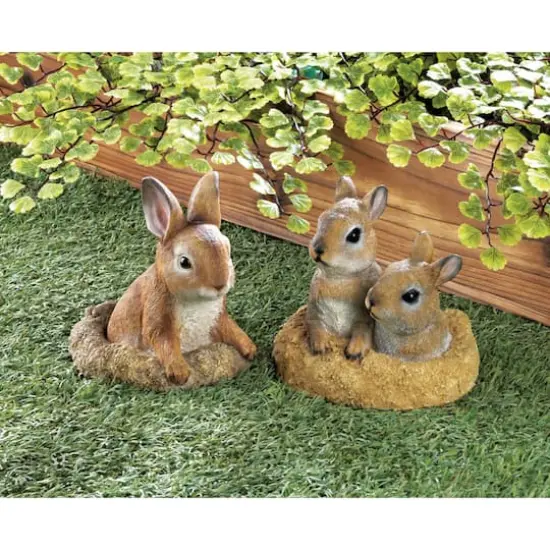 6" Curious Bunny Garden D&eacute;cor {4}