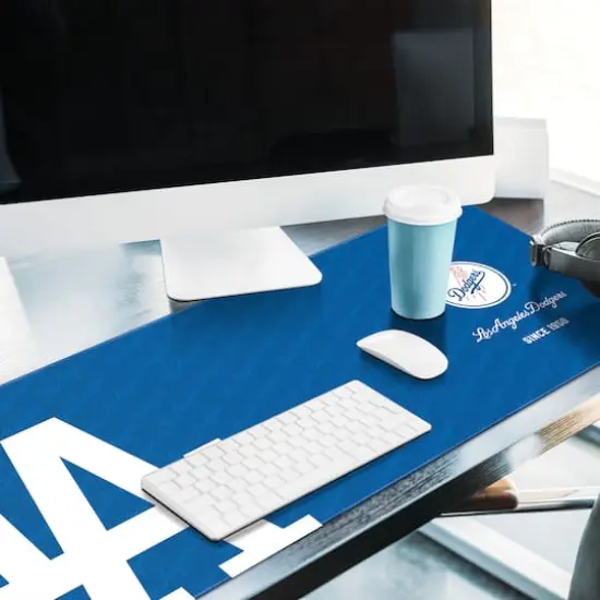 MLB Logo Series Desk Pad Los Angeles Dodgers {5}