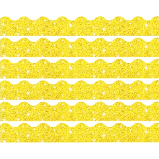 Trend Enterprises&reg; Terrific Trimmers&reg; Sparkle Borders, 195ft. Yellow {1}