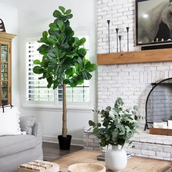 9ft. Artificial Fiddle Leaf Fig Tree {8}