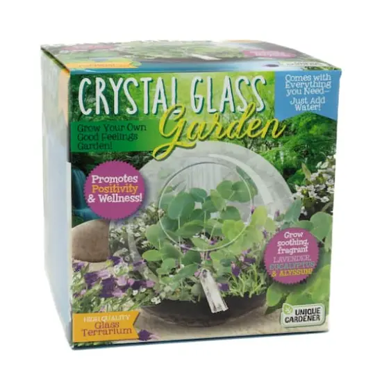 Glass Terrarium - Crystal Glass Garden {3}