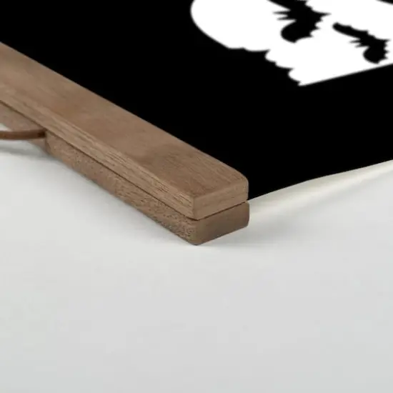 Boo Bats 12" x 18" Teak Hanging Canvas {3}