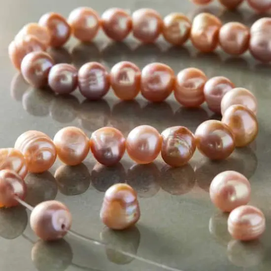 Lavender Pearl Potato Beads, 8mm by Bead Landing&trade; {3}