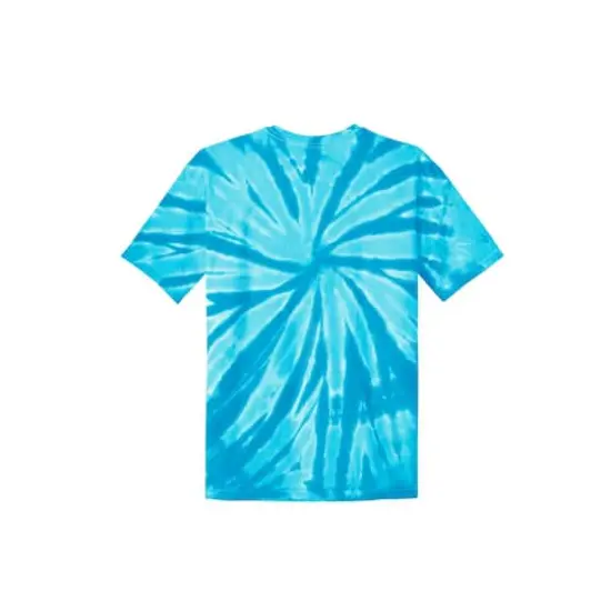 Port & Company&reg; Youth Tie-Dye T-Shirt Turquoise {5}