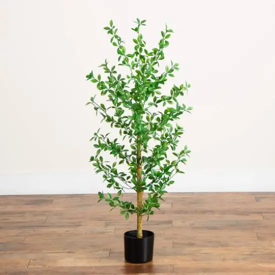 4ft. Artificial Shady Lady Black Olive Tree {6}