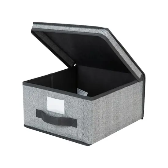 Simplify Medium Storage Box Gray {4}
