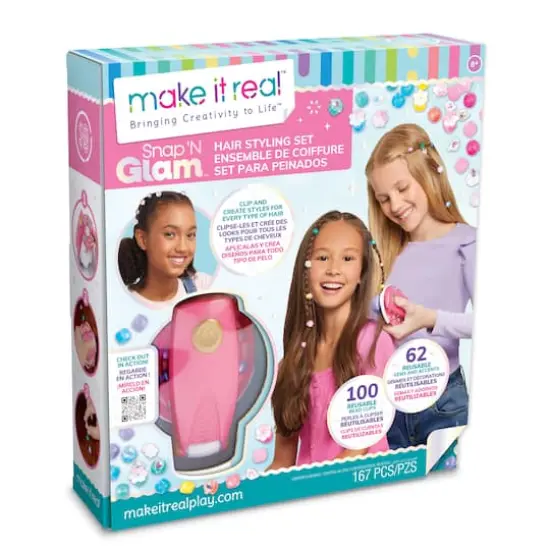 Make It Real&trade; Snap 'n Glam Hair Styling Set {7}