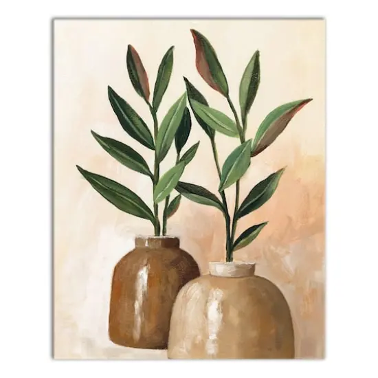 Organic Jars 16" x 20" Canvas Wall Art {1}
